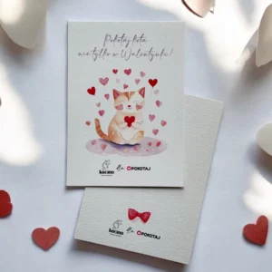 Kartka Kocia Walentynka od Serca